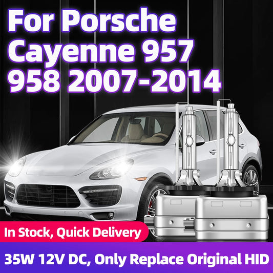 2x For Porsche Cayenne 957 958 2007 2008 2009 2010 2011 2012 2013 2014 Auto 35W D1S Xenon HID Car Bulb 12V Headlight 6000K 8000K