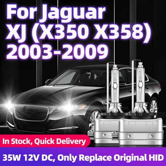 For Jaguar XJ (X350 X358) 2003 2004 2005 2006 2007 2008 2009 HID Xenon D1S 35W HID Bulbs Low Beam Headlights 6000K 8000K Bulbs