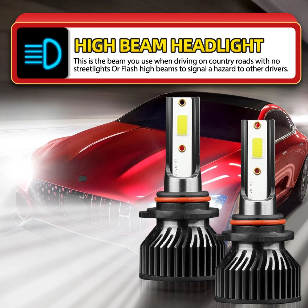 150W LED Light Car Headlight H11 9005 COB 12V Turbo For Honda INSIGHT 2009 2010 2011 2012 2013 2014 2015 2016 2017 2018 19-2023